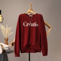 모노시크 바이튼 영문 레터링 맨투맨 MNTF074