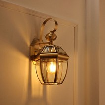 바보사랑 엔틱 황동 벽등 G타입 방수 벽부등.천지몰, LED인지구램프4W주광색(하얀빛)