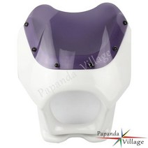 블랙 오토바이 프론트 헤드 램프 커버 헤드 라이트 페어링 카울 혼다 몽키 에이프 CD50 CD125T 벤리 90 50 125 FTR223 FTR250, white