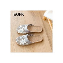 ab슬라이드 헬스 EOFK 여성 슬리퍼 홈 빈 자 수 레이스 통기성 리넨 숙 녀 꽃 외부 비치 신발 슬라이드 199032, 35, silver