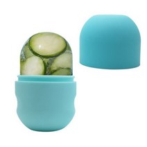 피부 홈케어 얼굴 리프팅 마사지 기구 기계 Face Ice Cube Mold Skin Care Beauty Fine Line Eye Facial Icing Rolling Mould, B Blue