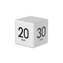 타이머 시간 관리 카운트다운 설정용 주방 용 타임 큐브 15 분 20 30 60, [01] white, 01 white