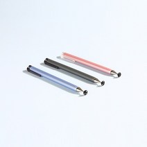 정전식 터치펜 스마트폰 아이패드 갤럭시탭 터치스크린 온라인수업 필기 메모, 1개, 그레이