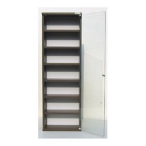 드림퍼니처 유리문7단cd장식장 피규어 레고 진열장 수납장 틈새장, 유리문가로40cm7단cd장식장 월넛