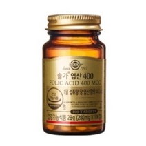 솔가 엽산 400 280mg x 100정, 1병, 1개