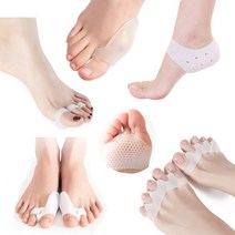 발가락링 발가락교정기 무지외반증 앞꿈치 뒤꿈치 보호대, 4) 5구 발가락링