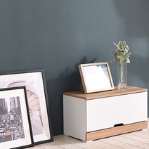 이케아 낮은 1단 서랍형 거실장 진열대 원룸 신혼 자취 다용도수납장 국내제작 서랍장 600, C7113 화이트