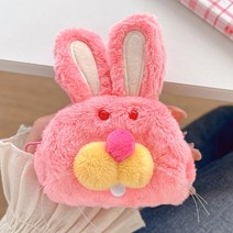 사은품/에어팟 프로 3세대 2세대 1세대 귀여운 토끼 캐릭터 모양 지퍼형 포켓 카라비너 고리형 키링 수납 파우치 케이스, SY_A325 에어팟1세대, 토끼파우치