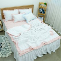 침구친구 여름이불 러블리 에어뱀부 시어서커 침구세트