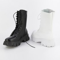 여성용 경량 통굽 워커 부츠 21649