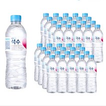 석수 500ML x 40개입 (유/무라벨 랜덤발송) 마시는 생수 먹는샘물 미네랄워터