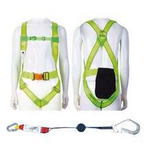 (모두팜) 산업용 안전벨트 안전그네 건설 공사장 고소작업 추락방지 생명줄 죔줄 안전대 건설현장안전벨트, 허리그네(AL) 대구경 자동릴