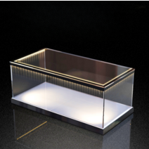 피규어 조명 장식장 케이스 아크릴 진열장 프라모델, 기본 크기 10X10CM
