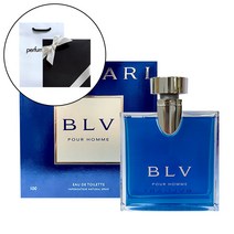 불가리 블루 옴므 EDT 선물포장+쇼핑백, 1개, 100ml