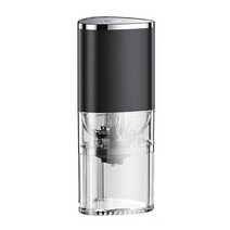 전동 커피그라인더 휴대용 미니 이동식 전기 커피 콩 그라인더 USB 충전, 02 Black