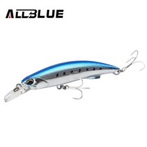 allblue new zoro 90s 헤비 웨이트 미노우 92mm 38g 낚시 루어 싱킹 저크베이트 하드 워블러 bkk hook 인공 미끼 태클, 색상 h