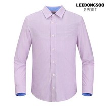 이동수골프 이동수 골프웨어 남성 긴팔 셔츠 핑크 H0ASH2010-P1