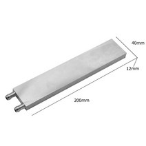 컴퓨터PC CPU 워터 블록 알루미늄 반도체 TEC1 열전기 펠티어 용 OD7-8mm 호스 액체 쿨러 40 80 120 160 200 240 300mm, [05] 40X120X12mm, [01] SPEC 1