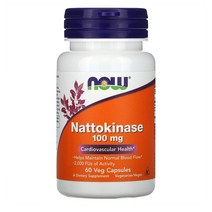 NOW Foods 나토키나제 100mg 60캡슐 1개, 3개