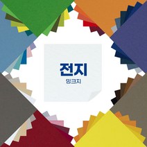 밍크지 색상지 전지 양면 색상지 20매, 밍크지 전지 120g 녹두_10매