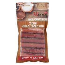 전령견 크리스피롤 오리맛 6개입 6개 강아지특별식