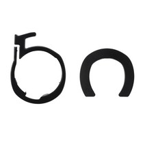 전동킥보드 전기스쿠터 나인봇 맥스 G30 전동 스쿠터용 라운드 잠금 리미트 링 베이스 키트 ABS 블랙 접, 02 Set