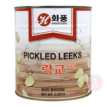 푸드올마켓_ 화풍 락교 3kg-SSS