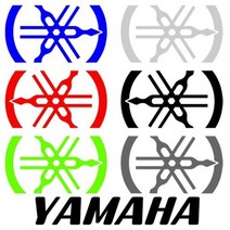 오토바이크 자동차량용 야마하 반사스티커 좌우1세트, 반사레드