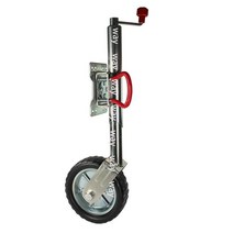 10 인치 자키 휠 스윙 솔리드 고무 용량 1000KG 캐러밴 RV 보트 트레일러 잭 부품 액세서리, 02 1set 8inch