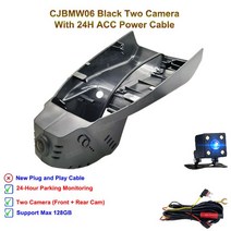 블랙박스 차량용 트럭 미니 외장형 가성비 1080P 대시 캠 자동차 DVR BMW F45 F32 F33 F36 F10 F34 f20 F11, 05 Black Two ACC24H_03 64G