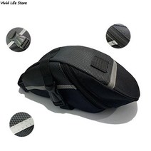 자전거롤러 고정로라 평로라 Bicycle Bike Waterproof Storage Bag Seat Cycling Tail Rear Pouch Seatpost Outdoor ces, [01] Blk