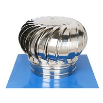 지붕환기팬 야외 무전원 옥상 환풍기 배기 벤츄레이터 무동력 환기 닥트, 400형 풋 파츠 고정