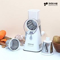[바보사랑] 키친아트 회전채칼 만능 슬라이스 (채칼3종) 편마늘, 상세 설명 참조