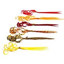 나라샵 타이라바 튜닝 스커트 트윈 웨이브 스커트 컬리타입 자작채비용 참돔 갈치 문어 낚시 DIY, 03.무늬레드