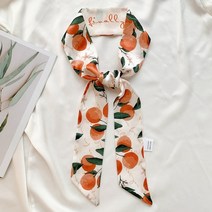 모던헤어스카프-애플 목스카프 머리장식 헤어밴드 리본 머리끈 블라우스 다용도