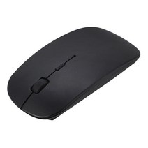 RYRA-무선 마우스 2.4GHz USB 무소음 광학 수신기 네비게이션 Windows 98/ME/2000/XP 및 vist와 함께 작동, 01 Black, 한개옵션1