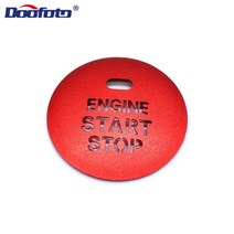 자동차원격시동 스마트 버튼 원격시동new car start stop 엔진 점화 푸시 버튼 링 스타일링 액세서리 커버 for subaru forester outback for, 커버 레드