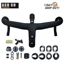 2022 acr co 5d 도로 자전거 통합 핸들바 t1000 카본 내부외부 케이블 라우팅 에어로 자전거 핸들(스페이서 포함), 400x90mm