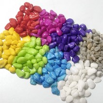 컬러 자갈(스톤) 첨가물 8색 100g 젤캔들 레진 디퓨저 향초 양초 만들기 DIY 재료, 라이트그린