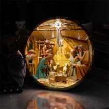 LED액자25R 아기예수태어난날.꾸밈