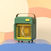 휴대용 캠핑에어컨 야외 일체형 미니 무시동 포터블 실외기없는 소형 무설치, 그린