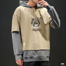 가바바 남성 빅사이즈 후드티 퀄리티가 우수한 만화캐릭터 후드 긴팔티 G55296