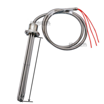 막대 스틱 급속 온수기 급탕기 돼지꼬리 히터 수영장, 220v/3kw 가열 튜브