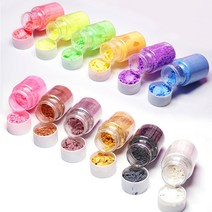 레진공예 레진아트 고운 조색 글리터 10g 12color, 화이트 펄