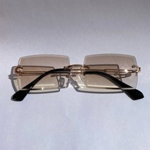 패션 작은 사각형 선글라스 여름 UV400 안경 최신 유행 여성 남자 무테의 사이클링 레트로 태양 음영, CHINA, 02 Gold-Brown
