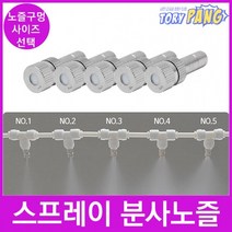 물 포그 스프레이 분사 미스트 안개 노즐, 분사노즐 0.6mm 1개
