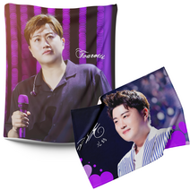 김호중굿즈 김호중 커스텀 대형 이중 극세사 담요 이불 효도선물 개인소장용