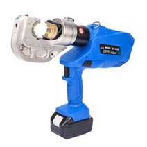 클라우케 전동 터미널 압착기 전기 유압 펜치 산업용, 파란색 LZ400C 플러그인