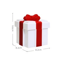 일회용푸딩케잌과일컵 크리스마스 식품 학년 디저트 케이크 상자 사탕 상자 크리스마스 선물 상자 보석 상자 플라스틱 포장 디저트 장식, 사각 흰색 5세트