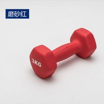 핑크 덤벨봉 ez바 육각 이지바 20kg 추천 파워블럭 여자 5kg 아령덤벨세트, 스크럽 레드, 0.5kgx2